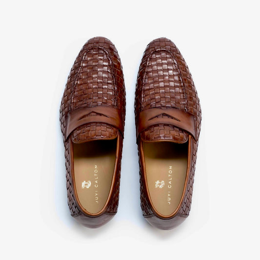 Men's Palermo brown Handwoven Loafer