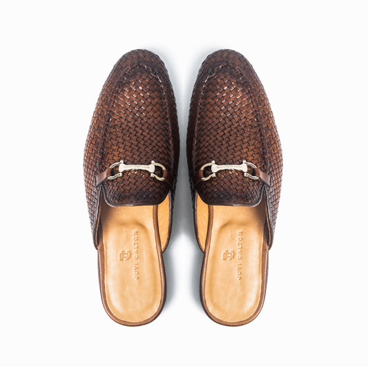 Men's Brown Jadon Leather Mule