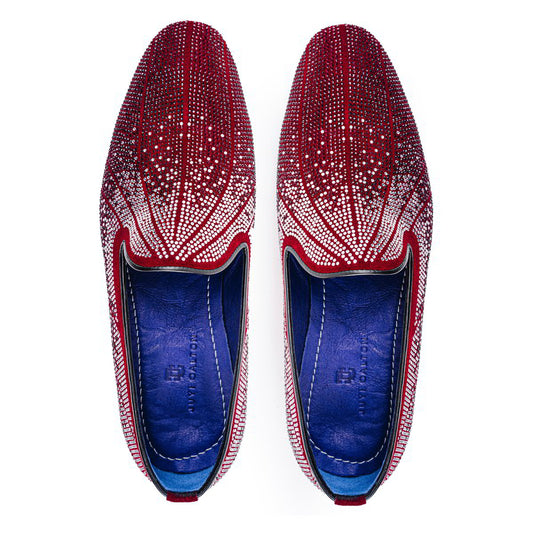 Suede Grandeur Burgundy Loafer