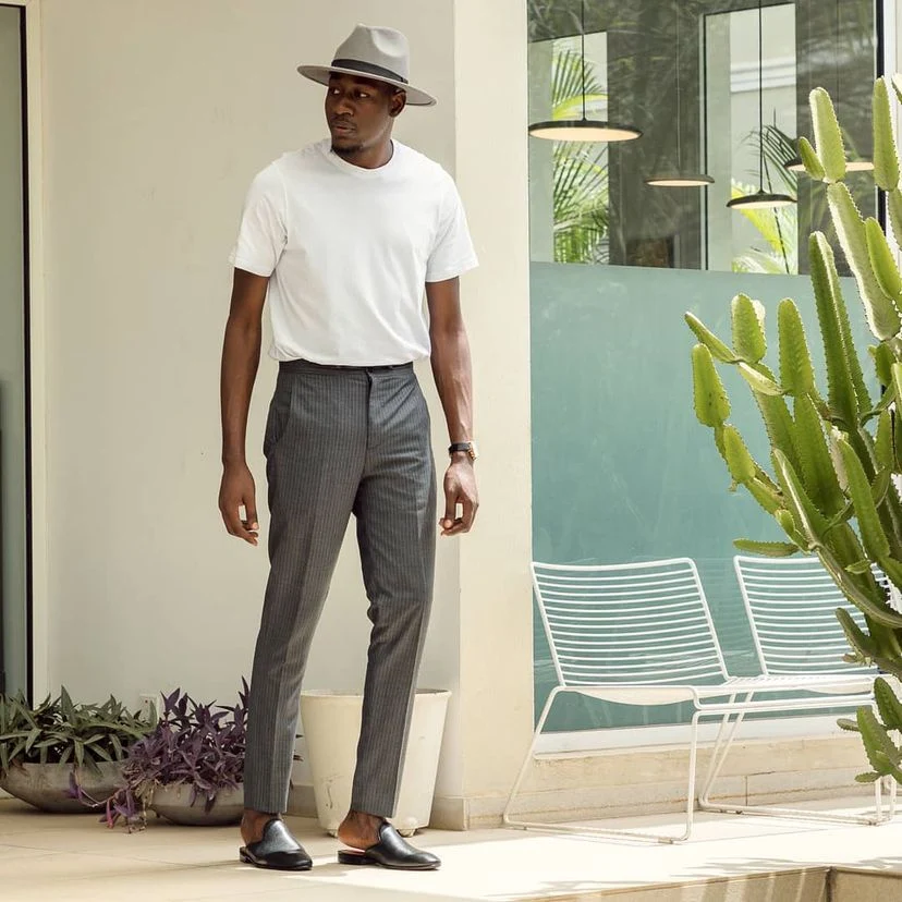 Men's Ponerse Black Leather Mule — view 2