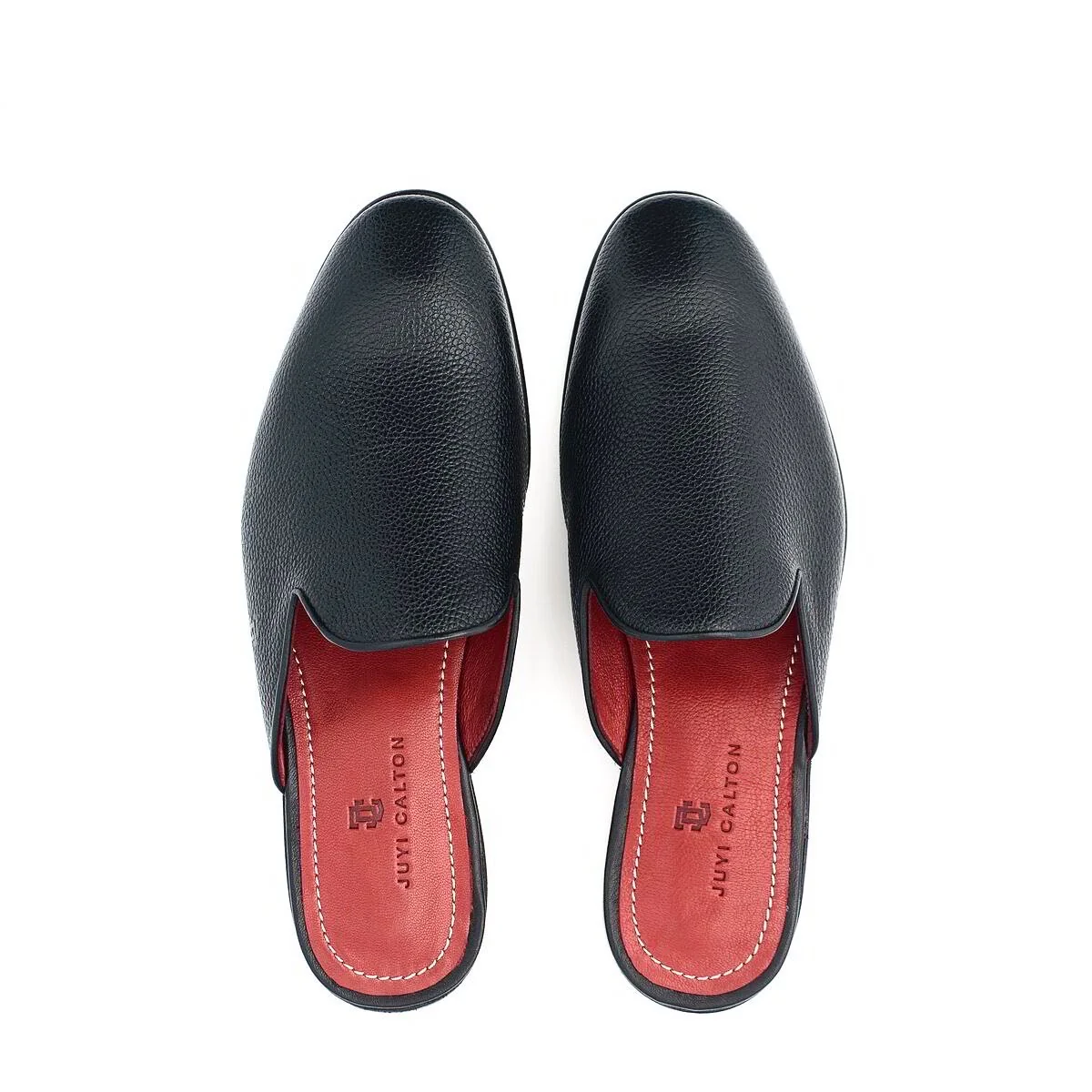 Men's Ponerse Black Leather Mule — view 3