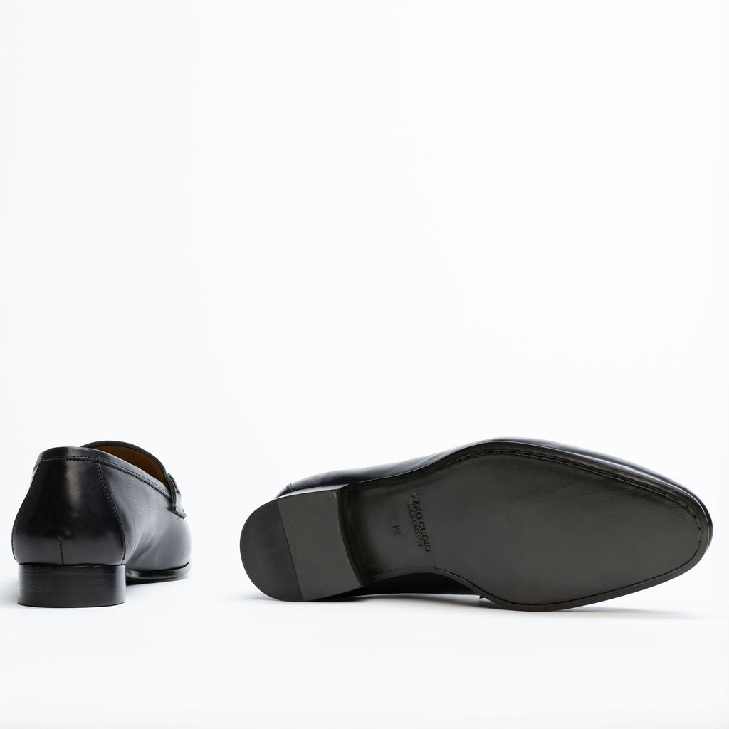Bologna Rettile Black Men's Loafer — view 2