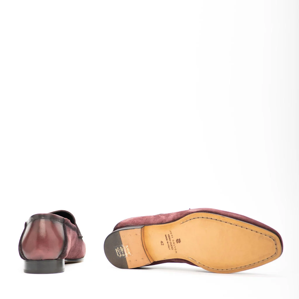 Suave Burgundy Suede — view 2