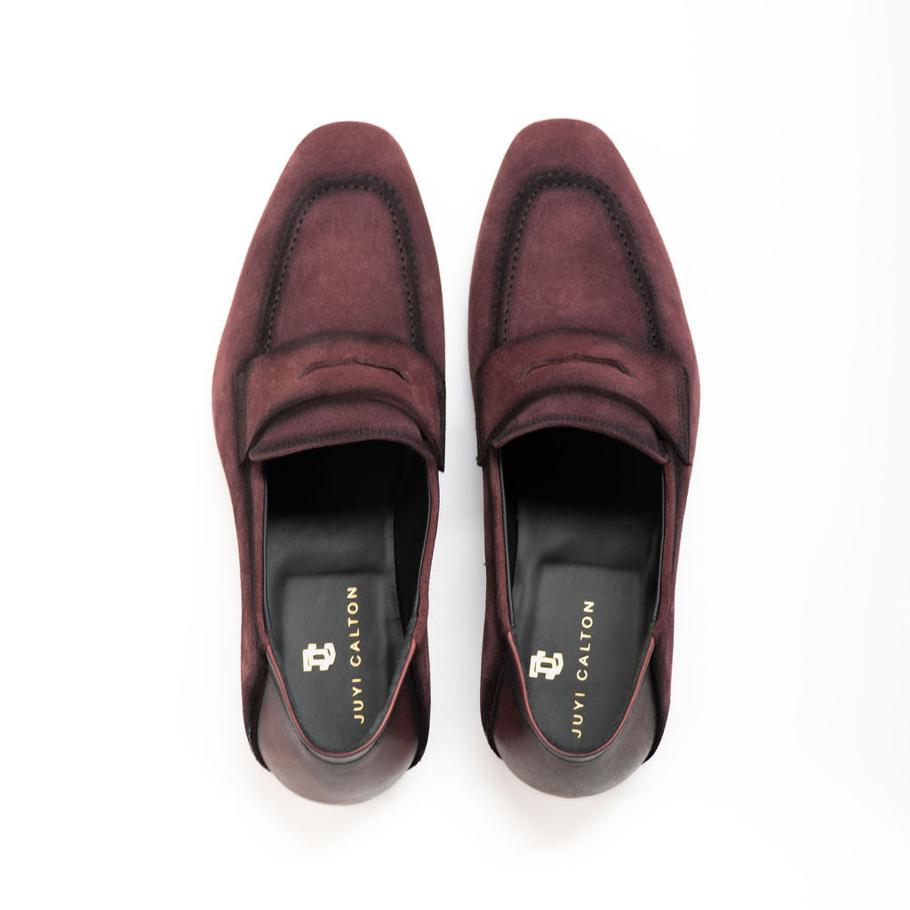 Suave Burgundy Suede — view 3