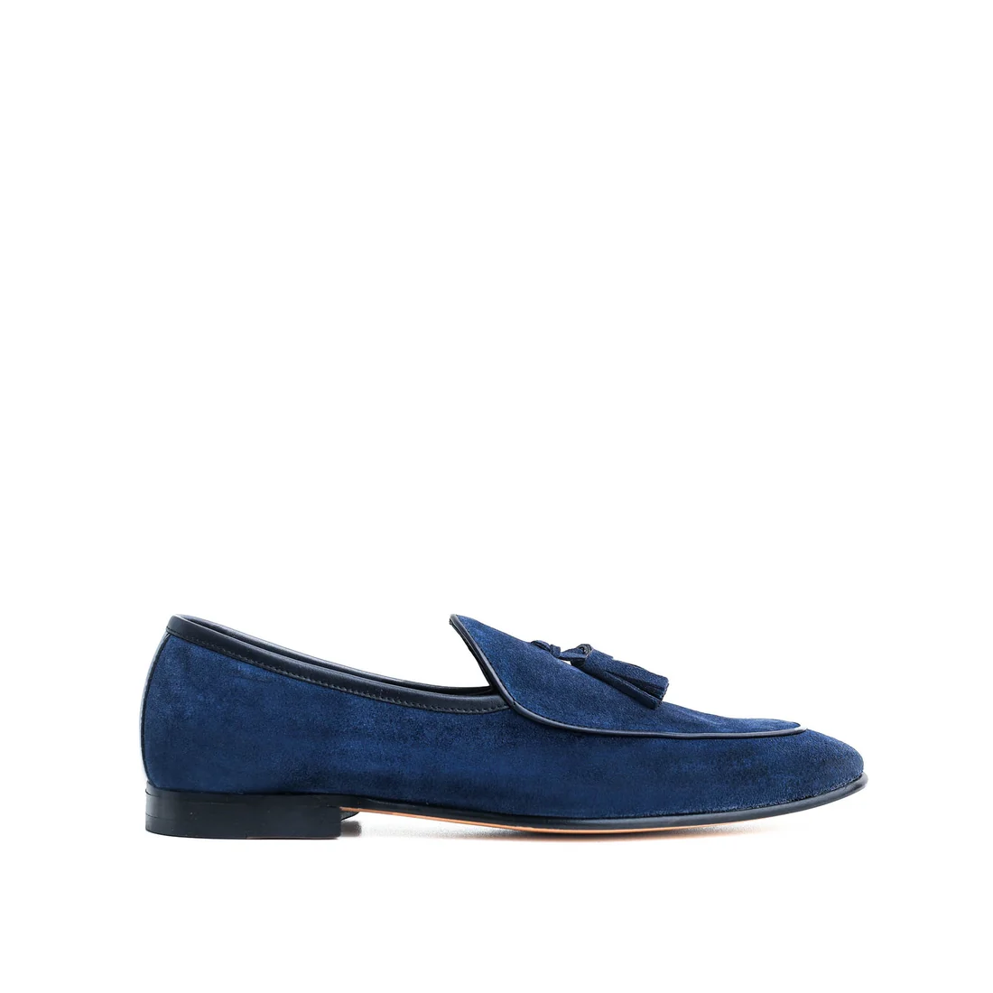 Suede Belga Blue Loafer Shoe