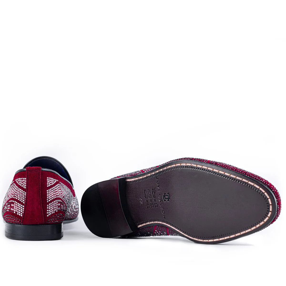 Suede Grandeur Burgundy Loafer — view 2