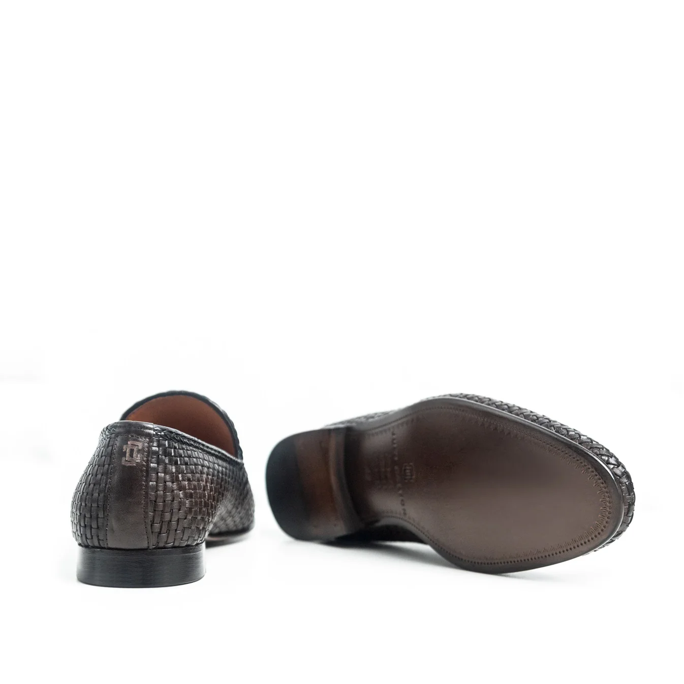 Vanetta Black Handwoven Men's Loafer — view 2