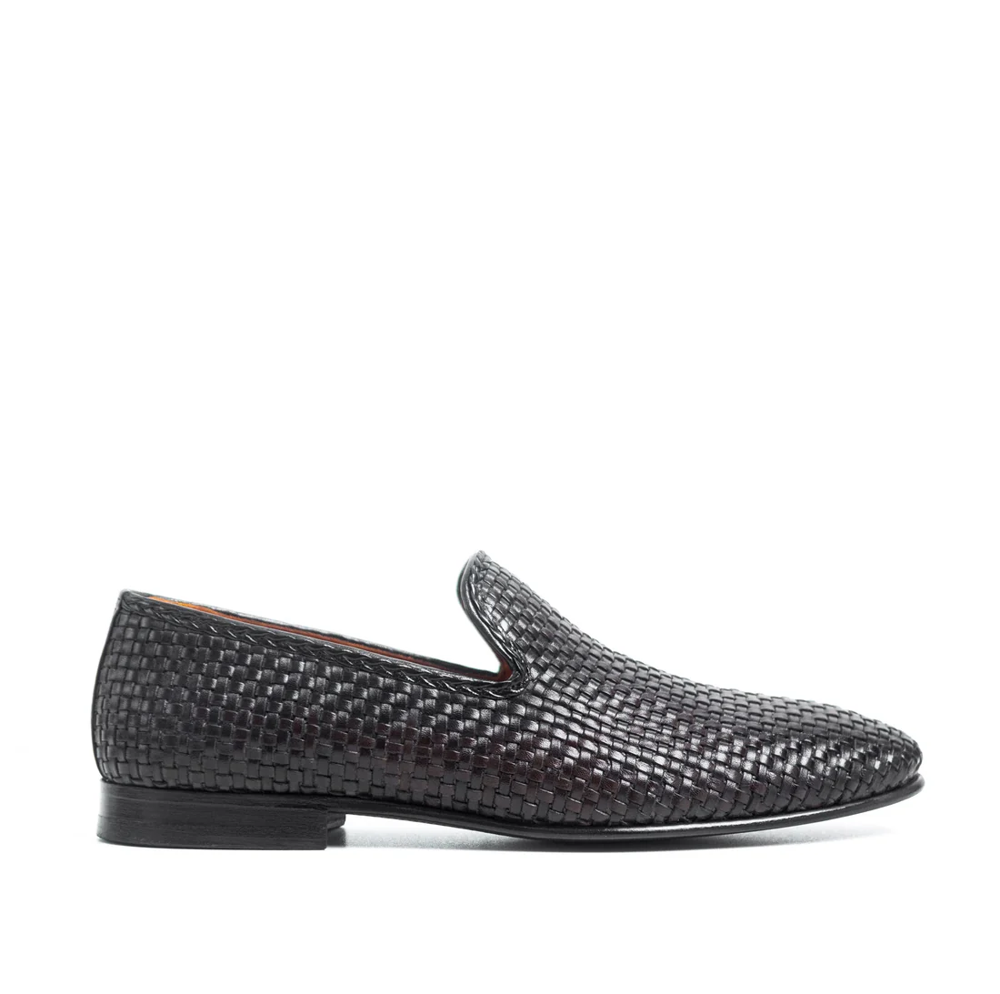 Vanetta Black Handwoven Men's Loafer