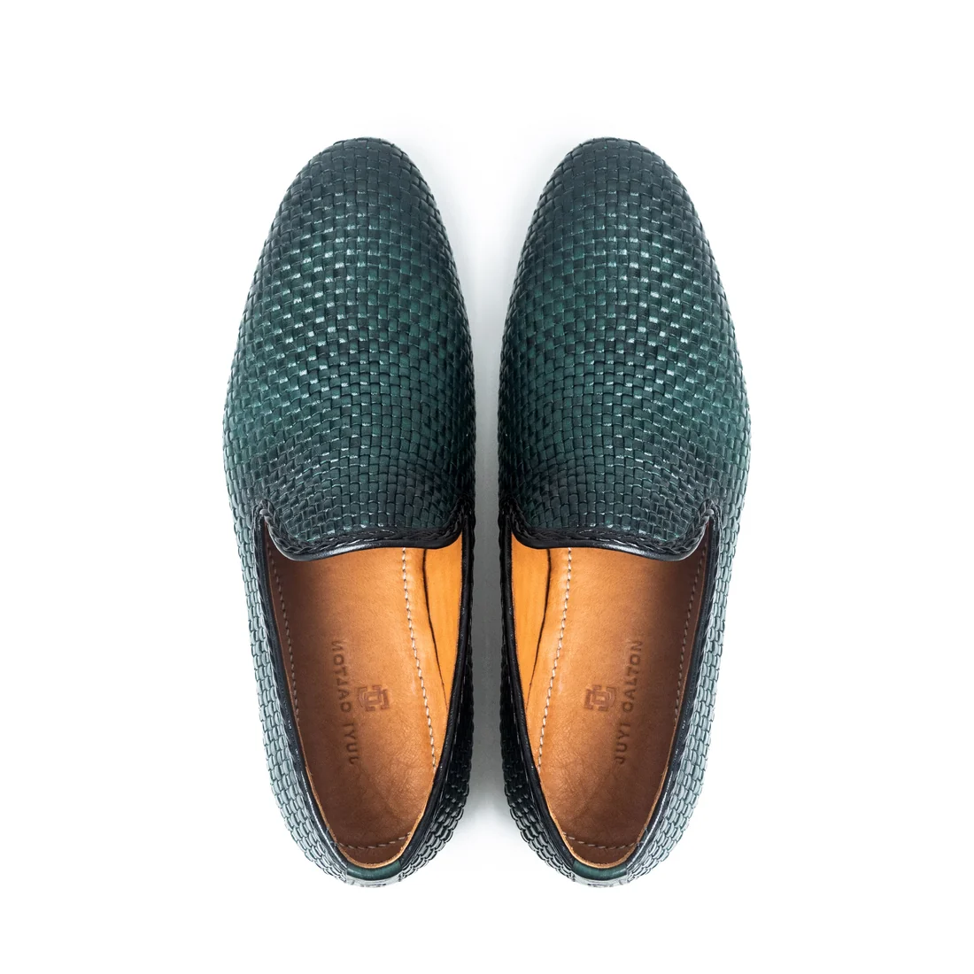 Vanetta Green Handwoven Men's Loafer — view 3